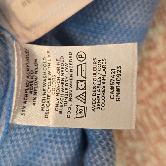 Loft Petites Light Blue Soft Pullover Mock Turtleneck Sweater Size XXSP - Picture 6 of 9